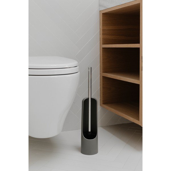 Szara plastikowa szczotka do WC Touch – Umbra-image-1