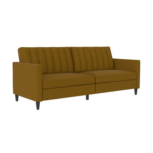Żółta rozkładana sofa 86 cm Celine – Støraa
