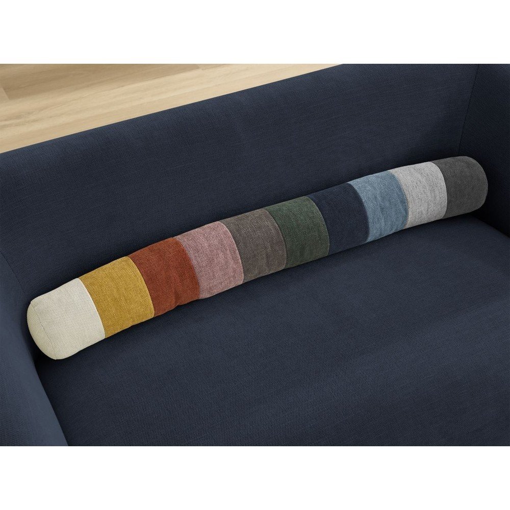Ciemnoniebieska sofa z tkaniny szenilowej 160 cm Celine – Bobochic Paris (zdjęcie 5)
