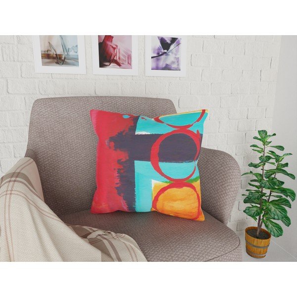 Poszewka na poduszkę Vitaus Vinalo Pop Art Duro, 43x43 cm-image-1