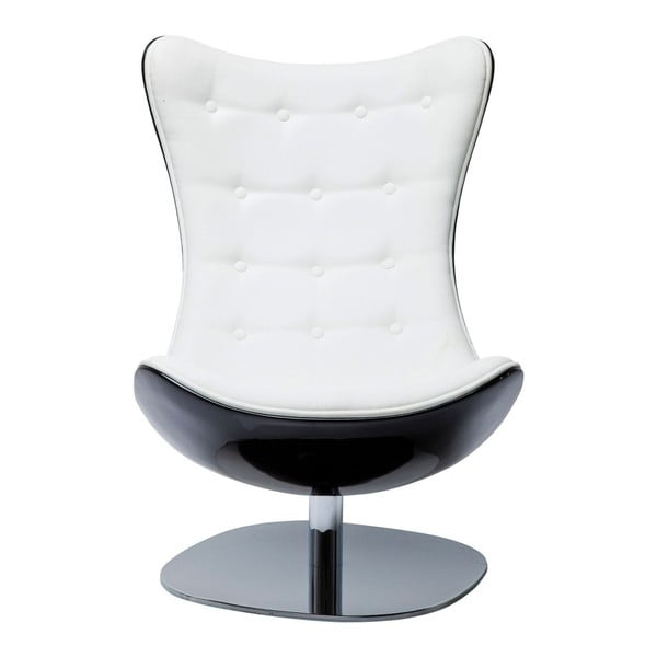 Biały fotel obrotowy Kare Design Atrio