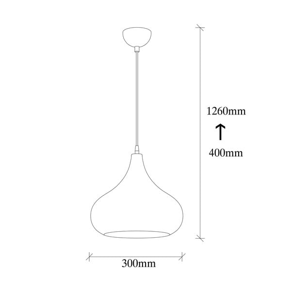 Czarna lampa wisząca Opviq lights Sağlam-image-3