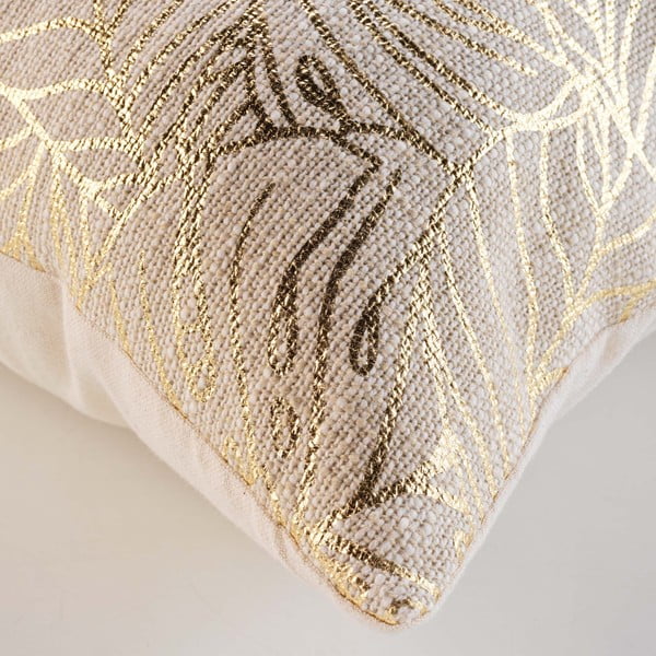 Poduszka dekoracyjna 40x40 cm Solea Or – douceur d'intérieur-image-1