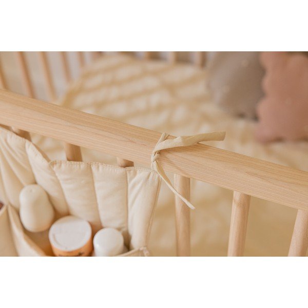 Organizer kieszonkowy na łóżeczko  40 cm Benjamin Natural – Lorena Canals-image-3