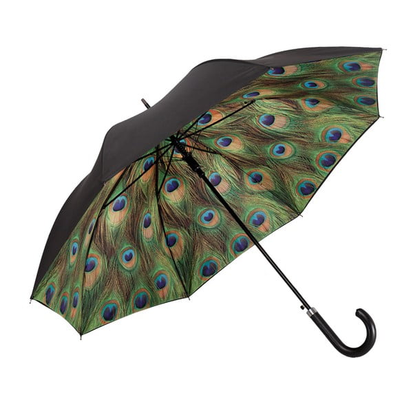Zielony parasol z podwójną warstwą Von Lilienfeld Peacock Double Layer, ø 100 cm