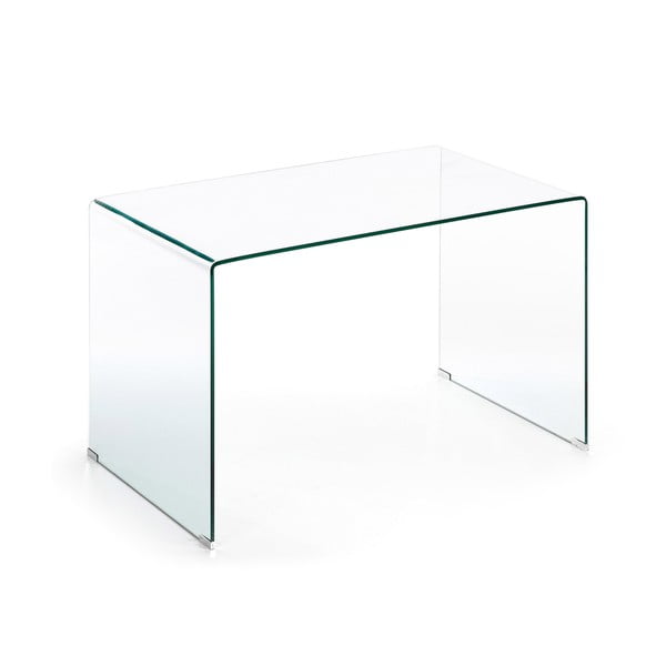 Szklane biurko 70x125 cm Burano – Kave Home
