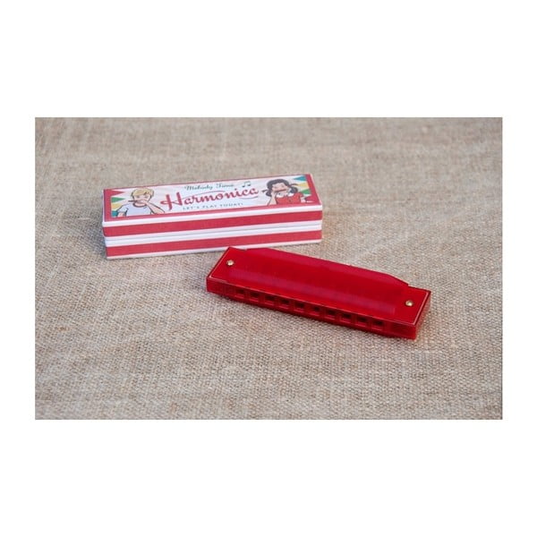 Czerwona harmonijka Rex London Traditional-image-4