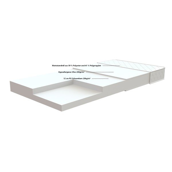 Piankowy materac dziecięcy Vipack Soft, 90x200 cm-image-2