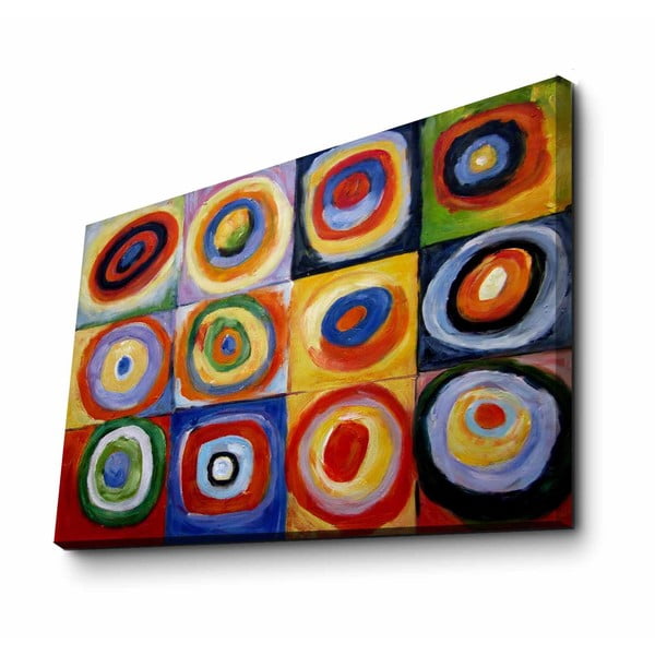Reprodukcja obrazu na płótnie Kandinsky, 70x45 cm