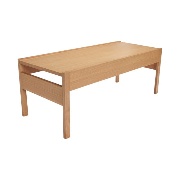 Stolik z blatem w dekorze dębu 50x120 cm Forma – Hübsch-image-2