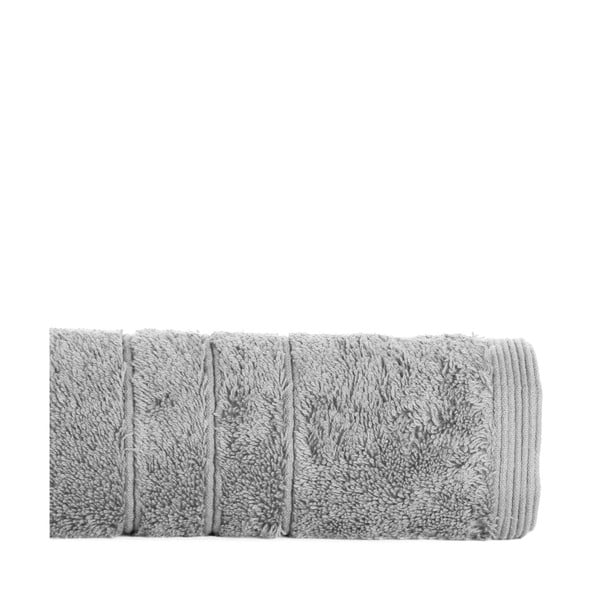 Jasnoszary bawełniany ręcznik kąpielowy IHOME Omega, 70x140 cm
