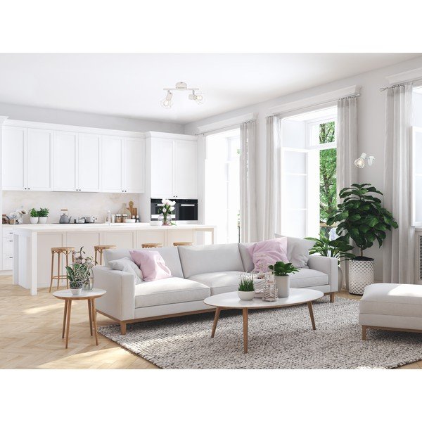 Biała lampa punktowa 8x25 cm Ran – Fischer & Honsel-image-2