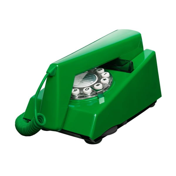Telefon stacjonarny w stylu retro Trim Emerald Green