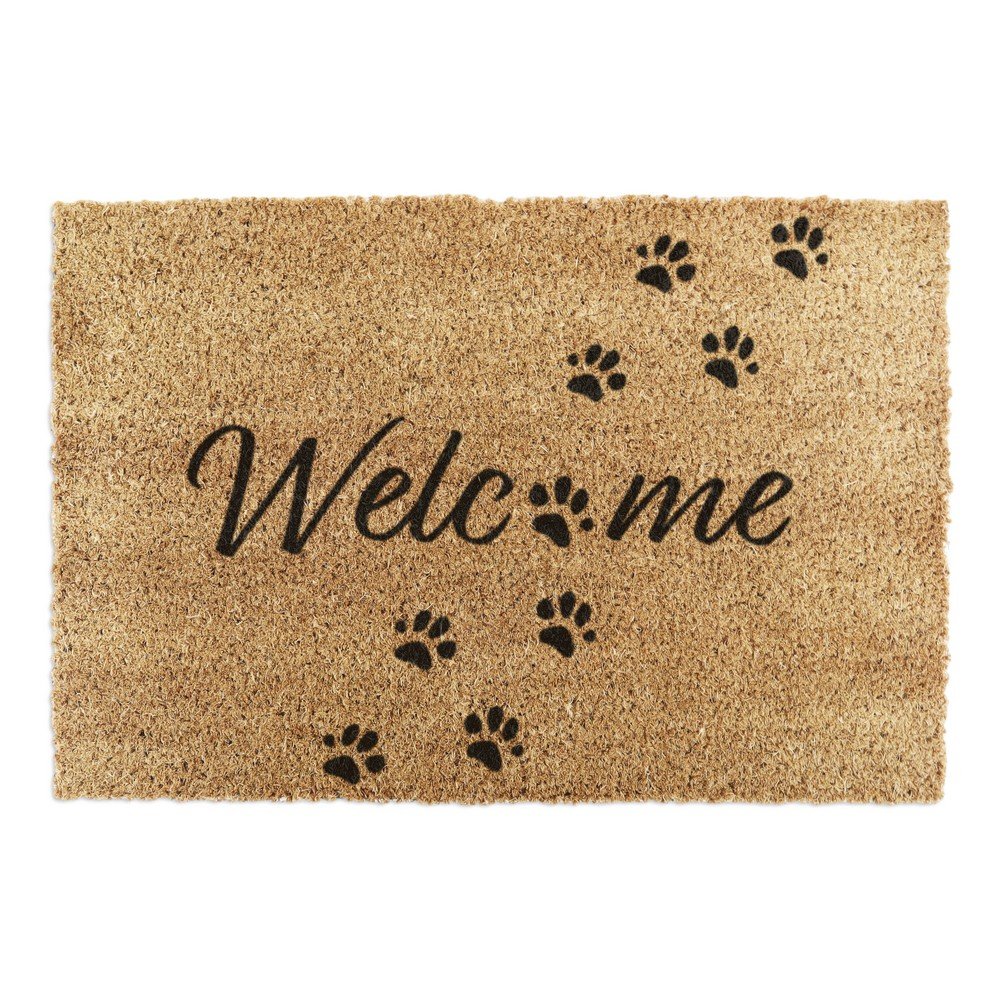 Wycieraczka z włókna kokosowego 60x90 cm Welcome Paws – Artsy Doormats