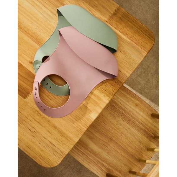 Jasnoróżowo-turkusowe śliniaki zestaw 2 szt. Lili – Kave Home-image-1