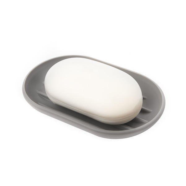 Szara plastikowa mydelniczka Touch – Umbra-image-4