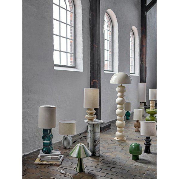 Lampa stołowa ceramiczna z ceramicznym kloszem (wysokość 35 cm) Olive – Bloomingville-image-2