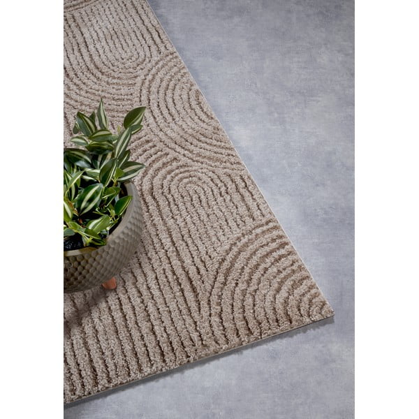 Beżowy chodnik 80x240 cm Chappe Beige – Elle Decoration-image-2