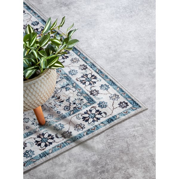 Jasnoniebieski dywan 120x160 cm Saveh Cream Blue – Elle Decoration-image-2