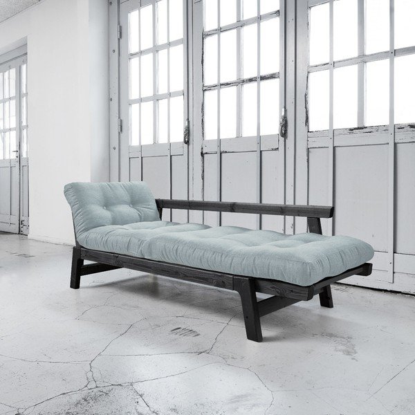 Sofa rozkładana Karup Step Black/Sky Blue-image-3