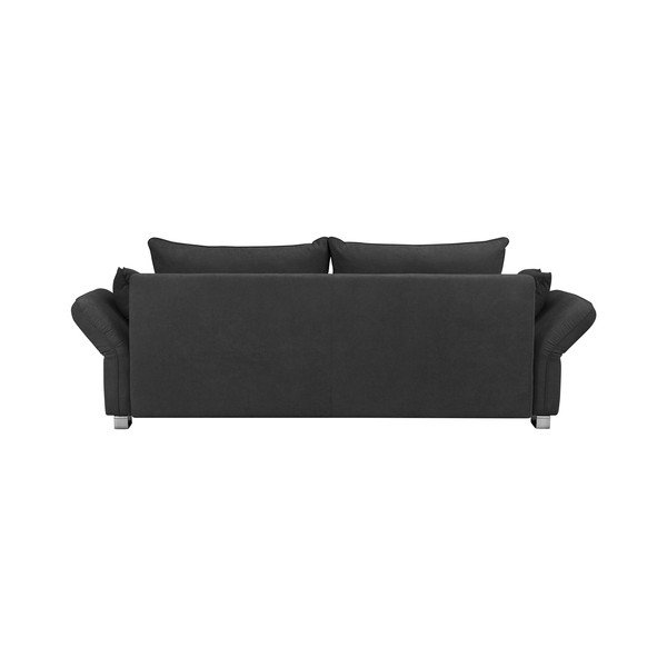 Ciemnoszara sofa rozkładana ze schowkiem Windsor & Co Sofas Casiopeia, 245 cm-image-3
