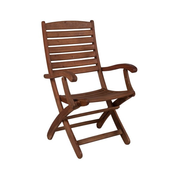 Zestaw 2 składanych krzeseł ogrodowych z drewna eukaliptusu Crido Consulting