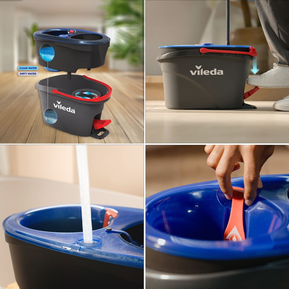 Mop rotacyjny z wiadrem H2PrO – Vileda (zdjęcie 6)