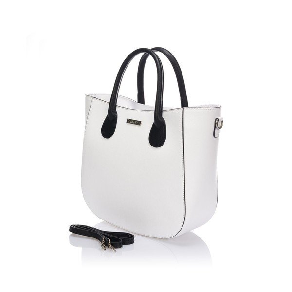 Biała torebka skórzana Krole Krista -image-2
