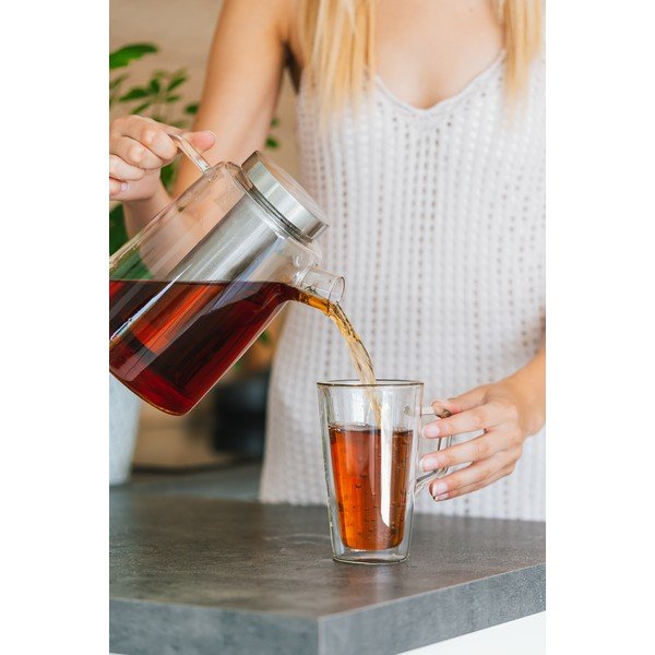 Szklany dzbanek do herbaty Vialli Design, 1,5 l-image-4