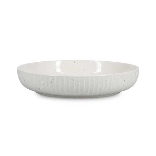 Biały głęboki talerz ø 22 cm Ora Gloss – Salt&Pepper