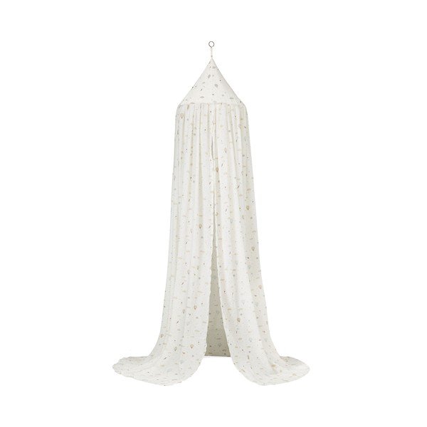Baldachim z bawełny organicznej w kolorze kości słoniowej 220 cm Dreamland – Cam Cam Copenhagen