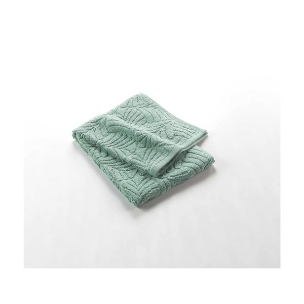 Jasnozielony bawełniany ręcznik frotte 50x90 cm Madeira – douceur d'intérieur