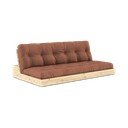 Ceglasta rozkładana sofa 196 cm Base – Karup Design
