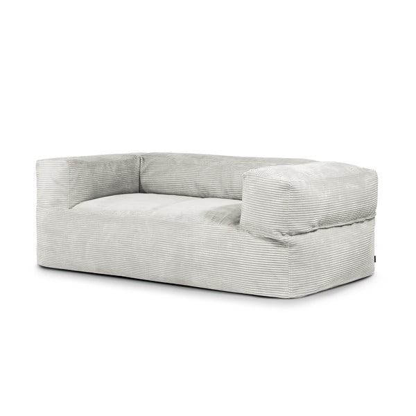 Kremowy sztruksowy worek do siedzenia Sofa MooG – SLOWDOWN