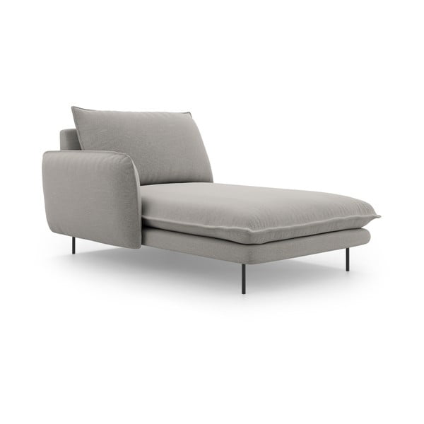 Jasnoszary szezlong Cosmopolitan Design Vienna, lewostronny-image-2