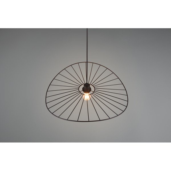 Lampa wisząca w kolorze matowej czerni ø 60 cm Chapeau – Reality-image-4