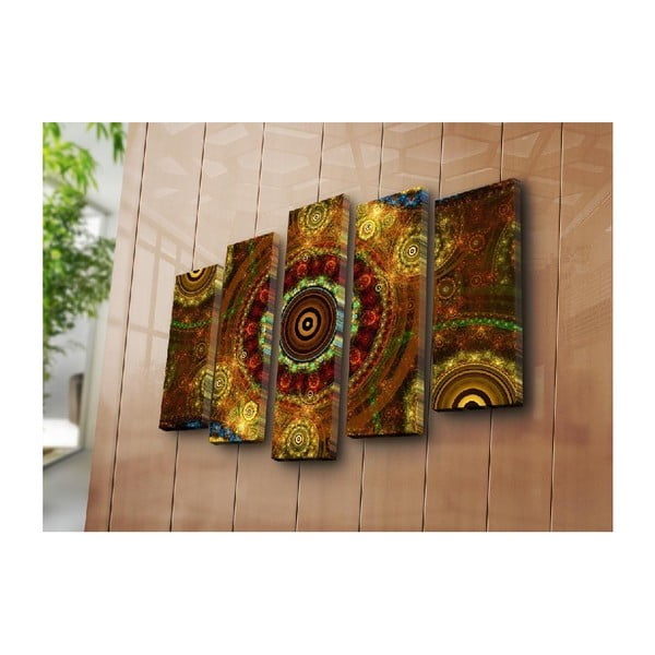 Obraz wieloczęściowy Boho, 105x70 cm-image-2