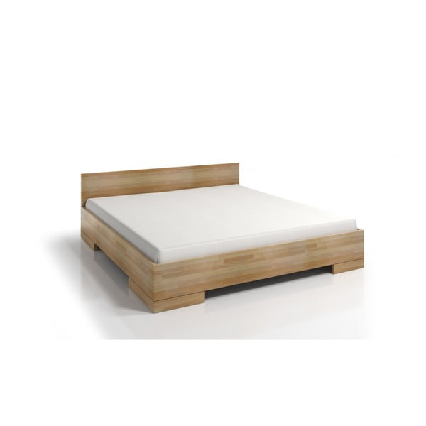 Łóżko 2-osobowe z drewna bukowego ze schowkiem SKANDICA Spectrum Maxi, 140x200 cm