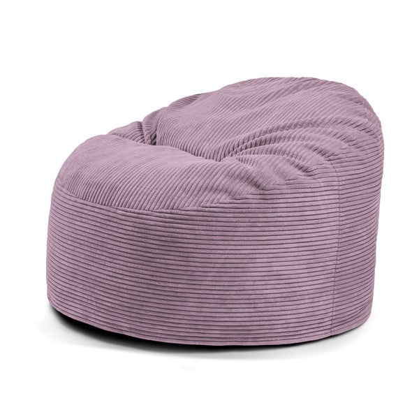 Fioletowy sztruksowy dziecięcy worek do siedzenia Om 85 – SLOWDOWN