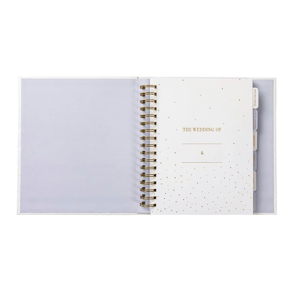 Biały planer ślubny z kieszeniami Busy B-image-3