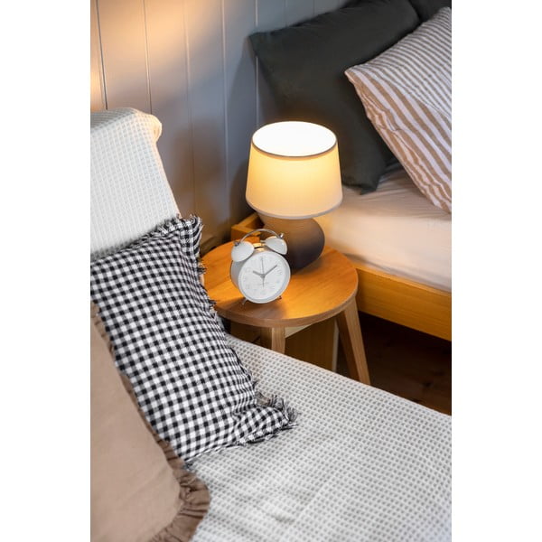 Biały budzik Karlsson Mr. White-image-1