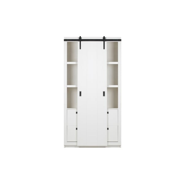 Biała szafa z drzwiami przesuwnymi vtwonen Slide-image-4