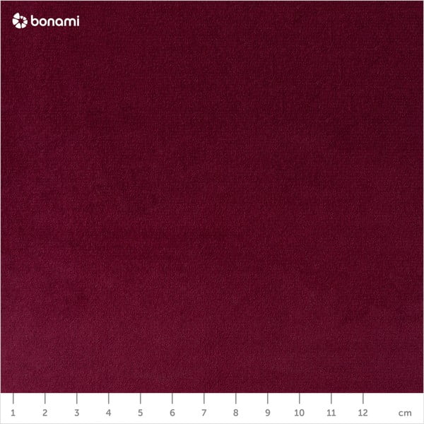 Bordowa sofa z czarnymi nogami Mazzini Sofas Amelie, 188 cm-image-1