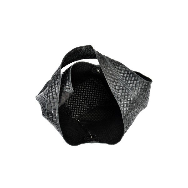 Czarna skórzana torebka Mangotti Bags Serena-image-3