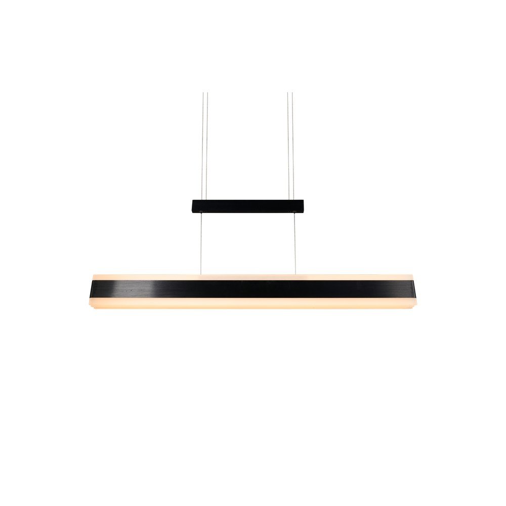 Lampa wisząca LED w kolorze matowej czerni z metalowym kloszem Arcola – Trio (zdjęcie 3)