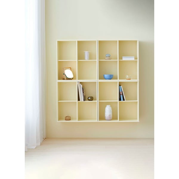 Jasnożółty regał wiszący 70x70 cm Mistral – Hammel Furniture-image-1
