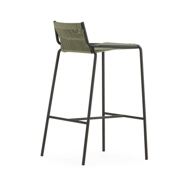 Zielony metalowy hoker (wysokość siedziska 65 cm) Emily – Marckeric-image-3