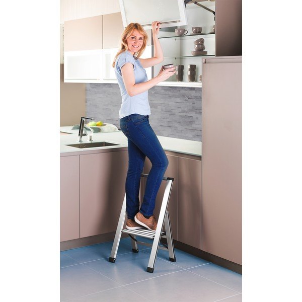 Metalowa drabina 74 cm Alu-Design – Wenko-image-1