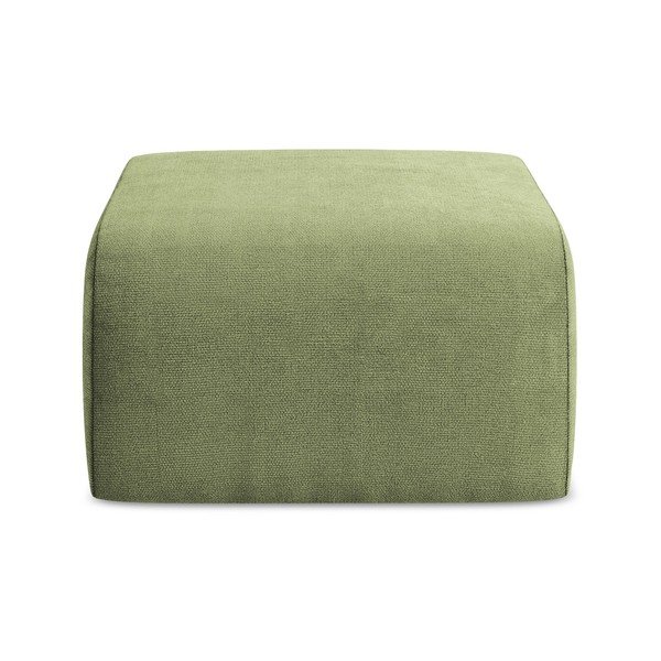 Zielony podnóżek z tkaniny szenilowej Lani – Makamii-image-2