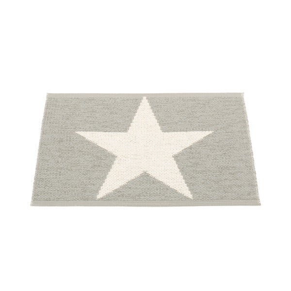 Jasnoszary dywan odpowiedni na zewnątrz 70x50 cm Viggo Warm Grey – Pappelina